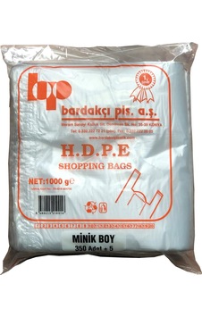 Bardakçı Market Poşeti 1Kg - Minik Boy 350 Adet