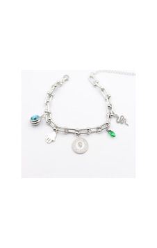 Charm Tfn Zincir Bileklik - Gümüş 6421836 Charm Tfn Zincir Bileklik - Gümüş 6421836
