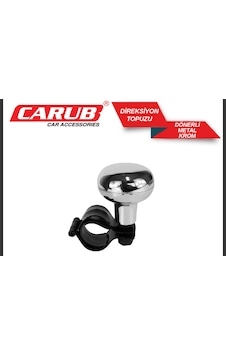 Carub Direksiyon Topuzu Dönerli Metal Lux Krom Krom