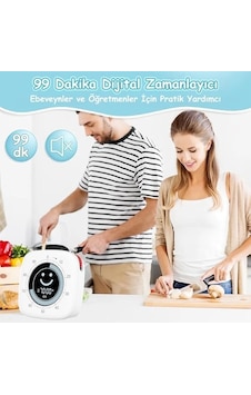 Npo Npt26xb Mutfak,ders,yemek İçin 99:59dk Dijital Alarm Kronometre,pomodoro Öğrenci Motivasyon Saat Abanoz - Beyaz Npo Npt26xb Mutfak,ders,yemek İçin 99:59dk Dijital Alarm Kronometre,pomodoro Öğrenci Motivasyon Saat Abanoz - Beyaz