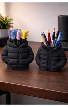 Puffy Mont Tasarımlı Kalemlik Çalışma Masası Dekoru Hediyelik