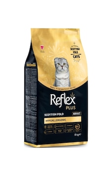 Reflex Plus Scottish Fold Hypoallergenic Tavuklu Yetişkin Kedi Maması 8 Kg Reflex Plus Scottish Fold Hypoallergenic Tavuklu Yetişkin Kedi Maması 8 Kg