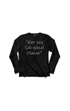 Her Şey Herşey Çok Güzel Olacak Ekrem Atatürk Uzun Kollu Tişört (512932056)