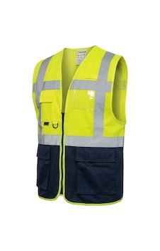 Exaisg Yelek Sarı Lacivert Xl Beden Sarı - Lacivert