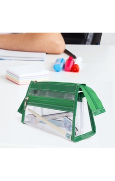 Vukı Kalem Cantası 3 Bolme Derı+pvc Yes Vk-0119-07 Vukı Kalem Cantası 3 Bolme Derı+pvc Yes Vk-0119-07