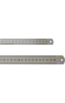 Mas Çelik Cetvel 15 Cm + 30 Cm - 2'li Set Mas Çelik Cetvel 15 Cm + 30 Cm - 2'li Set