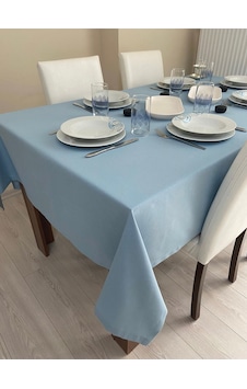 Sıvı Geçirmez Dertsiz Masa Örtüsü Mavi 25 Parça