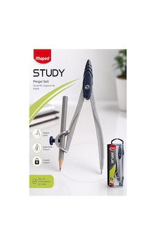 Metal Pergel Kurşun Kalemli 1 Adet Maped Study 119410 Pergel Matematik Geometri Mimari Proje Teknik Çizim Metal Pergel Kurşun Kalemli 1 Adet Maped Study 119410 Pergel Matematik Geometri Mimari Proje Teknik Çizim