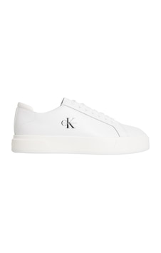 Calvin Klein Jeans Erkek Basket Cupsole Laceup Lth Ml Ayakkabı Ym0ym014600k4 Beyaz