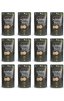 Schesir After Dark Tavuklu Pouch Mousse Kedi Yaş Mama 80 Gr. X 12 Adet Schesir After Dark Tavuklu Pouch Mousse Kedi Yaş Mama 80 Gr. X 12 Adet