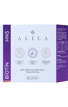 Biotin, Selenyum Ve Çinko İçeren Takviye Edici 60 Tablet