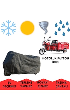 Motolux Fayton 8100 Kasalı Motor Brandası Su Geçirmez Motolux Fayton 8100 Kasalı Motor Brandası Su Geçirmez