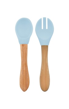 Oioi Mama Kaşığı + Çatal Mineral Blue Mavi Oioi Mama Kaşığı + Çatal Mineral Blue Mavi