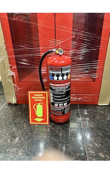 6 Kg Abc Kkt Tozlu Yeni Yangın Söndürme Cihazı Dört Yıl Garantili 6 Kg Abc Kkt Tozlu Yeni Yangın Söndürme Cihazı Dört Yıl Garantili