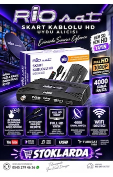 Riosat Prime Skart Kablolu Full Hd Uydu Alıcısı Riosat Prime Skart Kablolu Full Hd Uydu Alıcısı