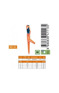Medalyan Md-80 Saplamalı Sprink Fıskiye - Pvc Yaprak Model- 10'li Paket