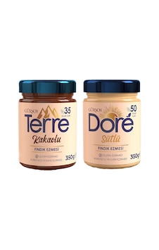 Gürsoy Terre Kakaolu Fındık Kreması 350 Gr - Dore Sütlü Fındık Ezmesi 350 Gr Gürsoy Terre Kakaolu Fındık Kreması 350 Gr - Dore Sütlü Fındık Ezmesi 350 Gr