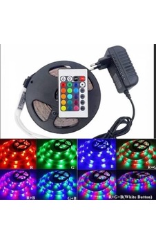 3 Çipli Rgb İç Mekan Şerit Led 5 Metre Diğer 91011103