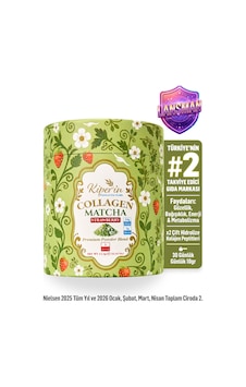 Çift Hidrolize Toz Kolajen Peptitleri 10gr & 2gr Saf Matcha Detox Doğal Çilek Aroması 30 Saşe Çift Hidrolize Toz Kolajen Peptitleri 10gr & 2gr Saf Matcha Detox Doğal Çilek Aroması 30 Saşe