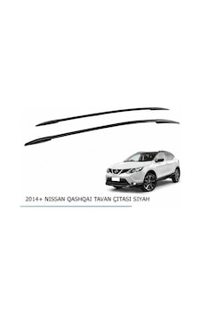 Nissan Qashqai 2014-2018 Tavan Çıtası Parlak Siyah