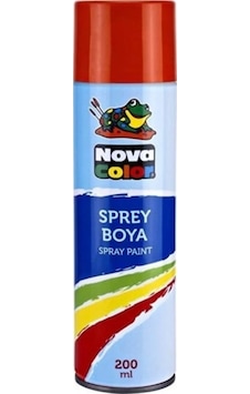 Nova Color Sprey Boya 200 ML Turuncu Nc-807 Nova Color Sprey Boya 200 ML Turuncu Nc-807