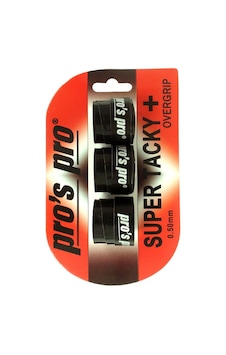 Pros Pro Super Tacky 3lü Overgrip Siyah Pros Pro Super Tacky 3lü Overgrip Siyah