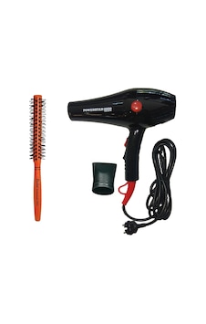 Powerstar 3500 Turbo Motor Saç Kurutma Fön Makinesi + Rodeo 3001 Fırça Powerstar 3500 Turbo Motor Saç Kurutma Fön Makinesi + Rodeo 3001 Fırça