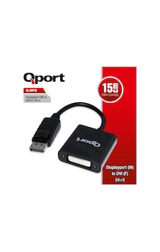 Qport Dısplay M To Dvı F 24+5 Çevirici Q-dpd Qport Dısplay M To Dvı F 24+5 Çevirici Q-dpd
