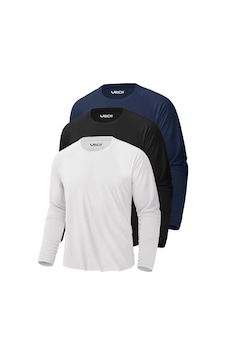 Rich Erkek Siyah-beyaz-lavicert 3'lü Paket Basic Uzun Kollu Tişört Body T-shirt Lacivert Rich Erkek Siyah-beyaz-lavicert 3'lü Paket Basic Uzun Kollu Tişört Body T-shirt Lacivert