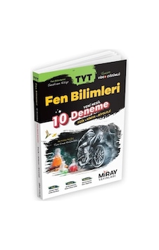 TYT Fen Bilimleri 10 Deneme - Miray Yayınları TYT Fen Bilimleri 10 Deneme - Miray Yayınları