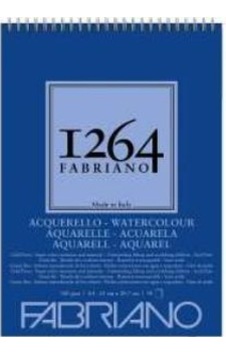 Fabriano 1264 Watercolour Sulu Boya Defteri Üstten Spiralli 300g N11.52 Fabriano 1264 Watercolour Sulu Boya Defteri Üstten Spiralli 300g N11.52