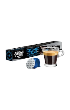 Anisah Coffee Organik Decaf Kafeinsiz Kapsül Kahve Nespresso Uyumlu Alüminyum Kapsül 10'lu