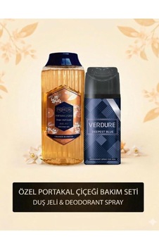 Portakal Çiçeği Doğal Zeytinyağlı Duş Jeli 500 Ml + Verdure Deepest Blue Erkek Deodorant 150 Ml Set Diğer Portakal Çiçeği Doğal Zeytinyağlı Duş Jeli 500 Ml + Verdure Deepest Blue Erkek Deodorant 150 Ml Set Diğer
