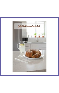 Bezos Akrilik Beyaz Kek Fanusu Ve Servis Seti - 33 X 39 X 14 Cm Nıda Bezos Akrilik Beyaz Kek Fanusu Ve Servis Seti - 33 X 39 X 14 Cm Nıda
