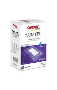 Cansın Plast 5 Cm X 7,5 Cm Şeffaf Yara Pedi Pu 520 Cansın Plast 5 Cm X 7,5 Cm Şeffaf Yara Pedi Pu 520