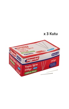 Bigpoint Toplu İğne 250 Gram X 3 Kutu Bigpoint Toplu İğne 250 Gram X 3 Kutu
