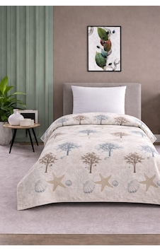 Tek Kişilik Pike Yatak Örtüsü %100 Pamuk 170x230 Ağaç Desen Tek Kişilik Pike Yatak Örtüsü %100 Pamuk 170x230 Ağaç Desen