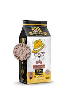 Dog Lover Kuzu Etli ve Pirinçli Yetişkin Köpek Maması 15  KG