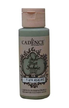 Cadence Style Matt Fabric Kumaş Boyası F-624 Adaçayı Cadence Style Matt Fabric Kumaş Boyası F-624 Adaçayı