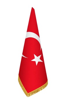 Türk Makam Bayrağı 100x150 Cm Saçaklı Standart Türk Makam Bayrağı 100x150 Cm Saçaklı Standart