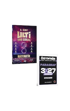 Ulti 2027 8. Sınıf Lgs Matematik Soru Bankası+ Evp Akademi Paragraf Ulti 2027 8. Sınıf Lgs Matematik Soru Bankası+ Evp Akademi Paragraf