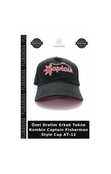Floranova Özel Üretim Erkek Tekne Kombin Captain Fisherman Style Cap At-12 Çok Renkli Floranova Özel Üretim Erkek Tekne Kombin Captain Fisherman Style Cap At-12 Çok Renkli