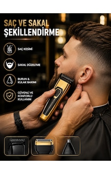 3'ü - 99 - 1 Arada Şarjlı Kişisel Bakım Ve - Csmo-tex - Tıraş Makinesi 3'ü - 99 - 1 Arada Şarjlı Kişisel Bakım Ve - Csmo-tex - Tıraş Makinesi