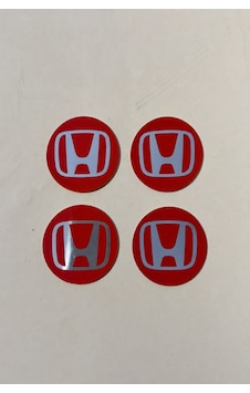 Honda Kırmızı Jant Göbek Arma/etiket 4 Adet Honda Kırmızı Jant Göbek Arma/etiket 4 Adet