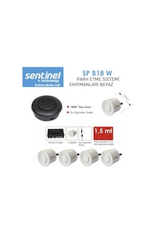 Sentinel Park Sensörü Ses İkazlı 18mm Beyaz Sentinel Park Sensörü Ses İkazlı 18mm Beyaz