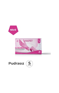 Haspet Pembe Nitril Small Dövme Eldiveni - Kutu Haspet Pembe Nitril Small Dövme Eldiveni - Kutu