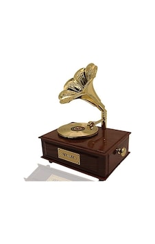 Çekmeceli Retro Gramofon Müzik Kutusu C1774 Çekmeceli Retro Gramofon Müzik Kutusu C1774