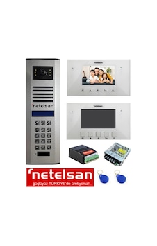 NETELSAN 2 DAİRE KARVOX GÖRÜNTÜLÜ 4.3" İNÇ DİAFON SETİ NETELSAN 2 DAİRE KARVOX GÖRÜNTÜLÜ 4.3" İNÇ DİAFON SETİ