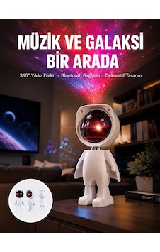 Gün Batımı Projektör Lamba Astronot Görünümlü Dekoratif Masa Lambası Yeni Nesil Açık Altın Gün Batımı Projektör Lamba Astronot Görünümlü Dekoratif Masa Lambası Yeni Nesil Açık Altın