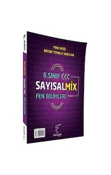 6.sınıf Fen Bilimleri Sayısal Mix Soru Bankası Karekök Yayınları